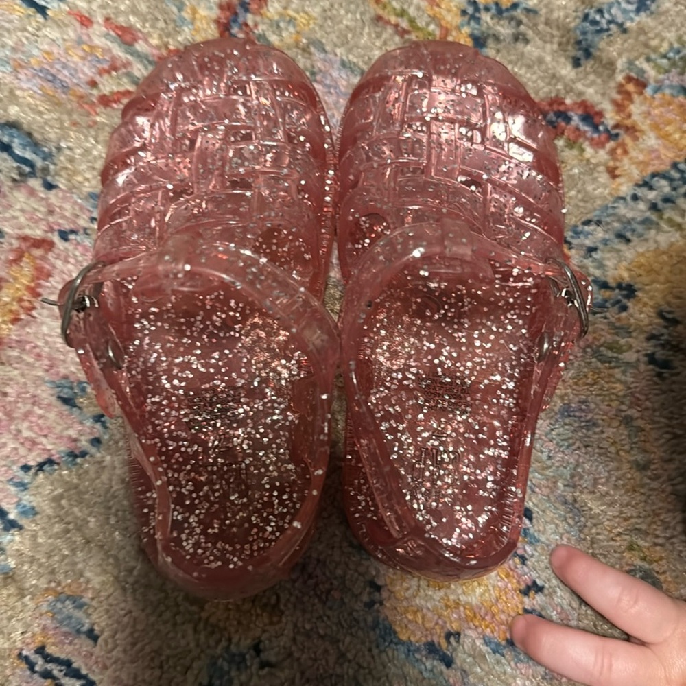 Gap pink jelly shoes